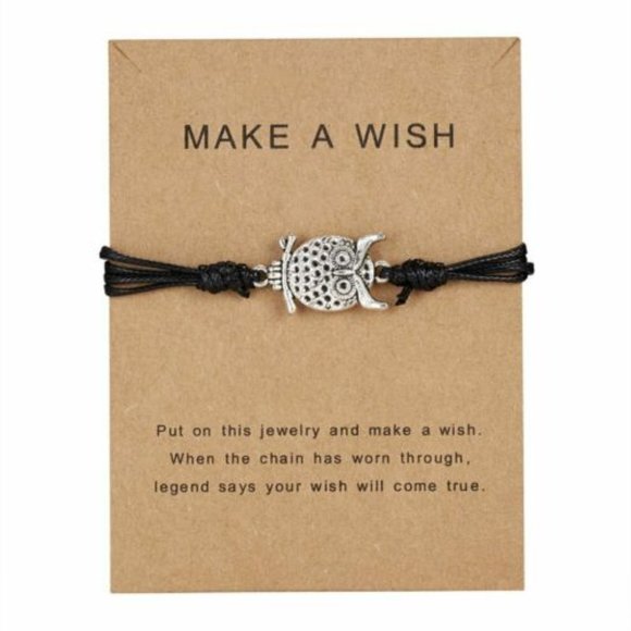 Owl Bracelet Fashion Wish String Adjustable Friend - Picture 2 of 8